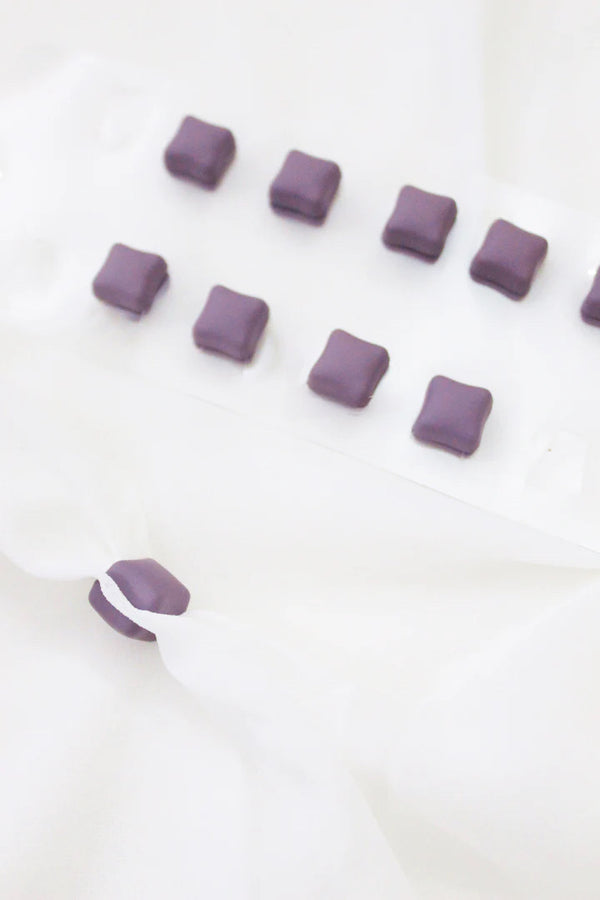 Square Hijab Magnets - Matte Purple