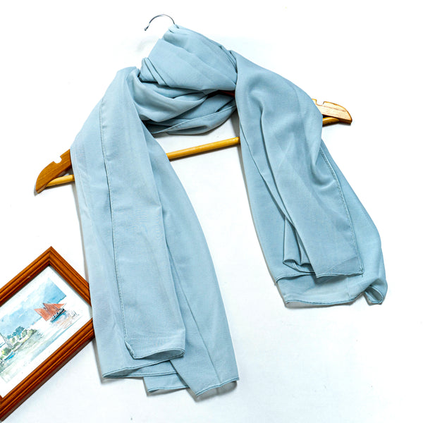 Georgette Chiffon - Light Blue