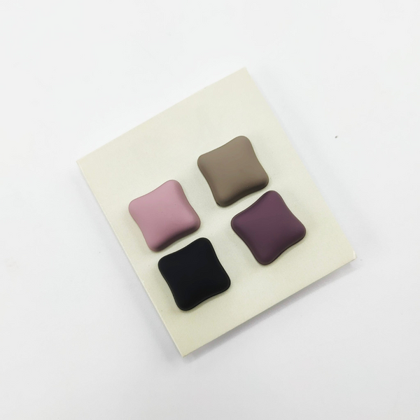 Pack of 4 hijab Magnetic pins - Square (Classic)