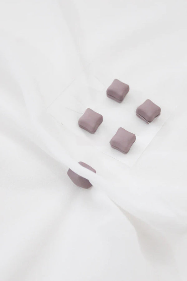 Square Hijab Magnets - Matte Dusty Pink