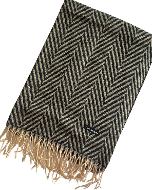 Chevron Woolen-Black