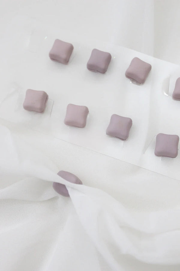 Square Hijab Magnets - Matte Nude Pink