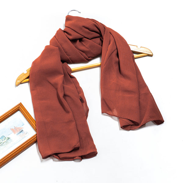 Georgette Chiffon - Rust