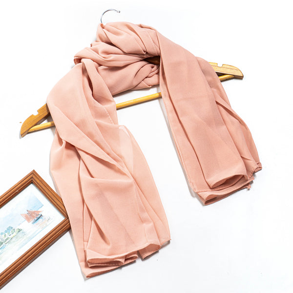 Georgette Chiffon - Peach