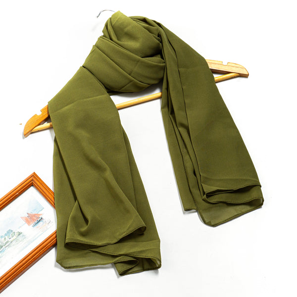 Georgette Chiffon - Light Olive