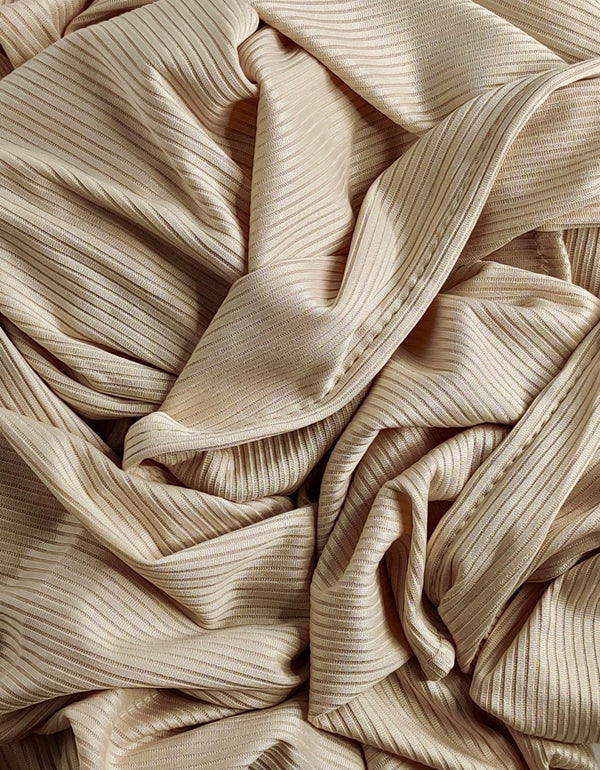 Ribbed Jersey - Beige