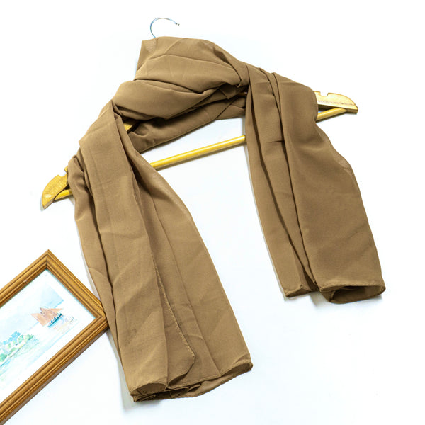 Georgette Chiffon - Tan