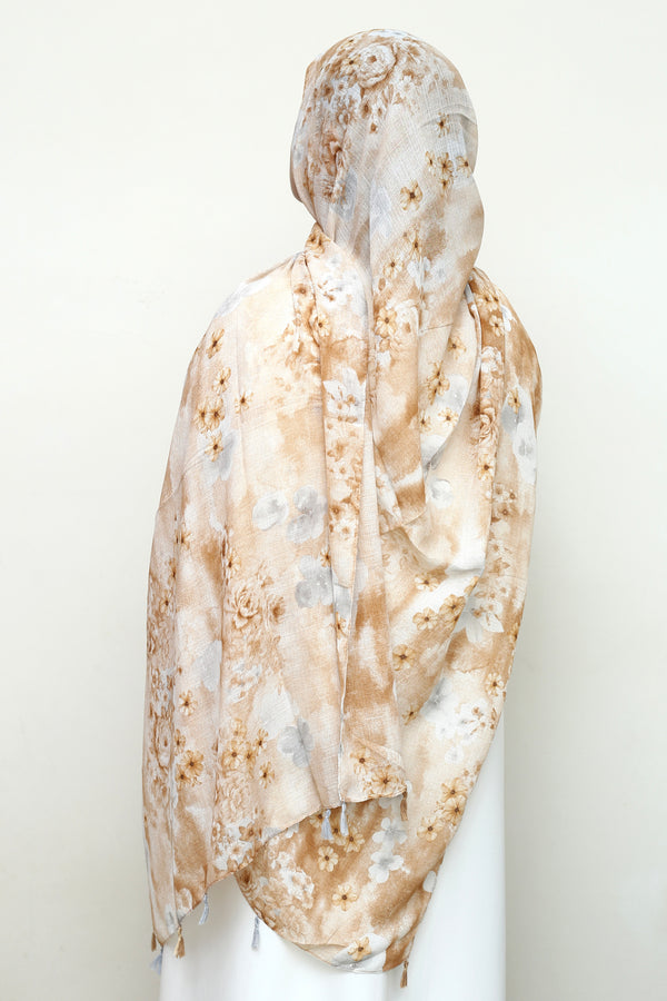 Blossom Hues Hijab- Golden Hour