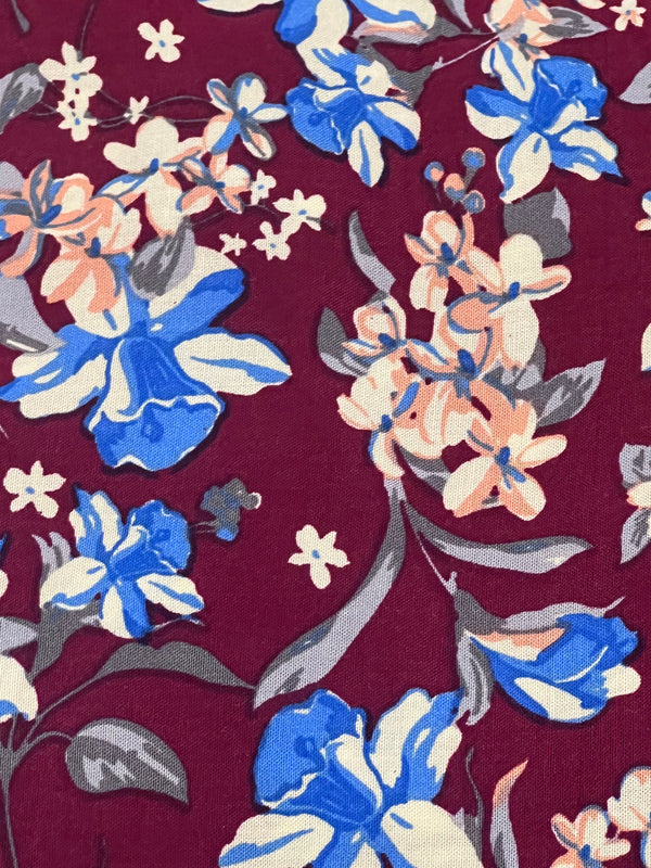Prayer Dresses Full Length-Berry Flower