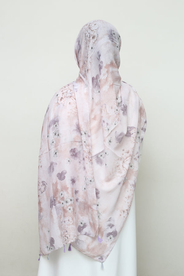 Blossom Hue Hijab- Iris Glow