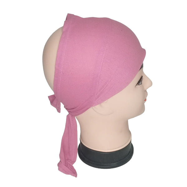 D-Band Tie Back-Rose Pink