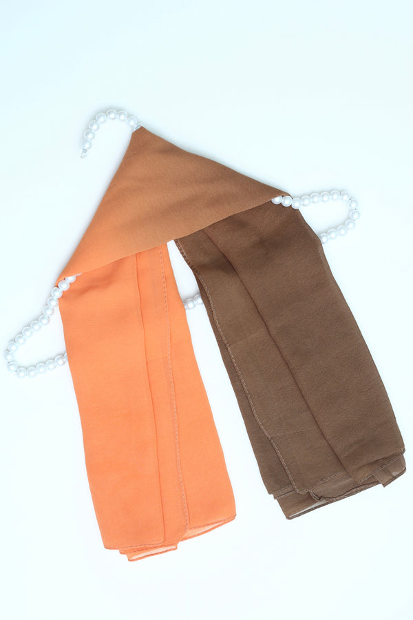 Etheral Ombre Chiffon- Golden Dusk