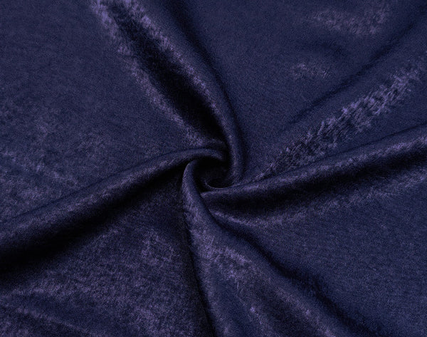 Velvet Silk Hijab- Navy