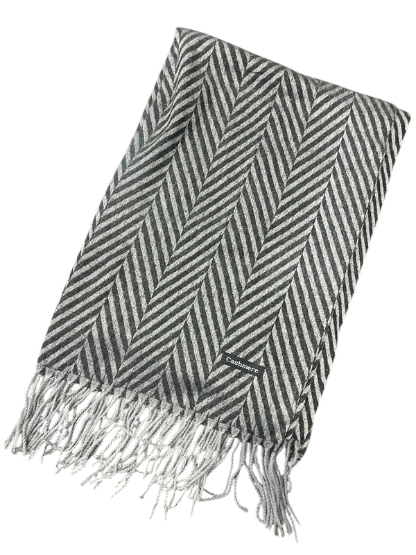 Chevron Woolen-Gray