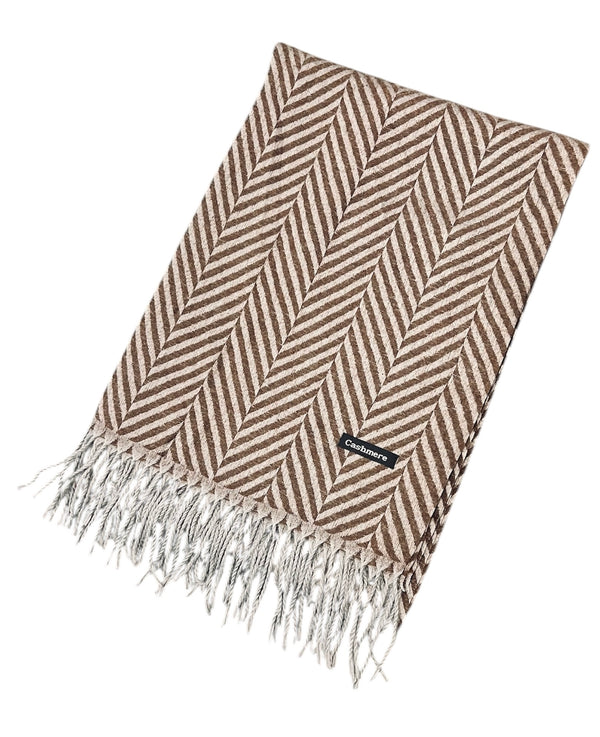 Chevron Woolen-Brown