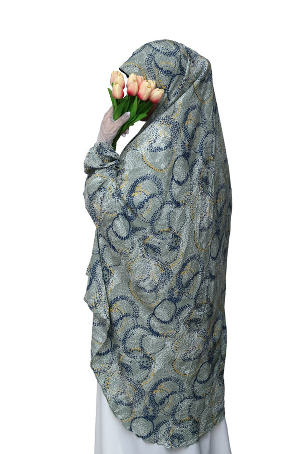 Makhna with Sleeves/Short Prayer dress (Print 14)