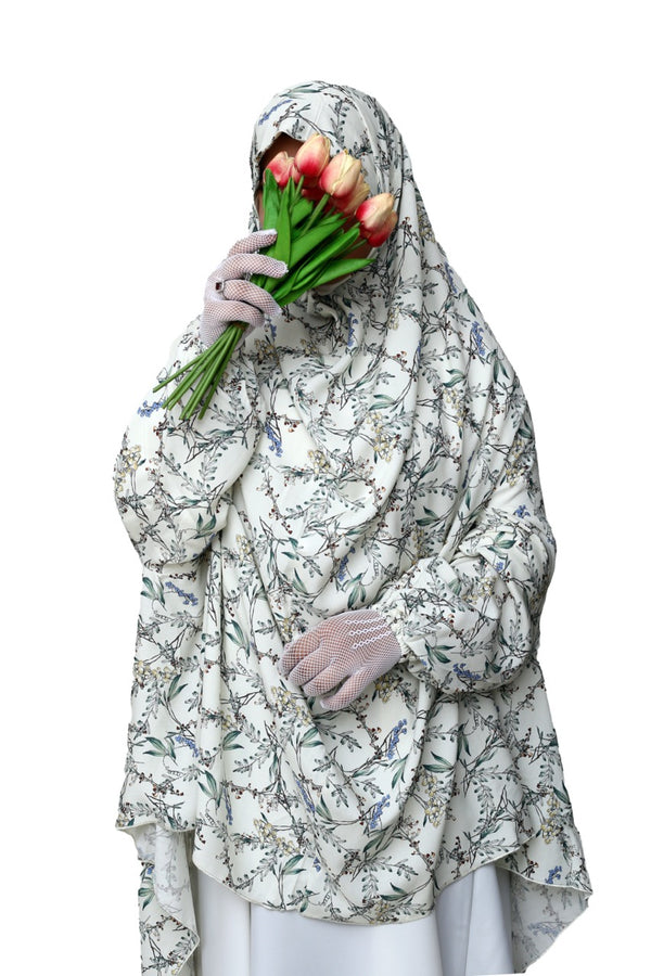 Makhna with Sleeves/Short Prayer dress (Print 13)