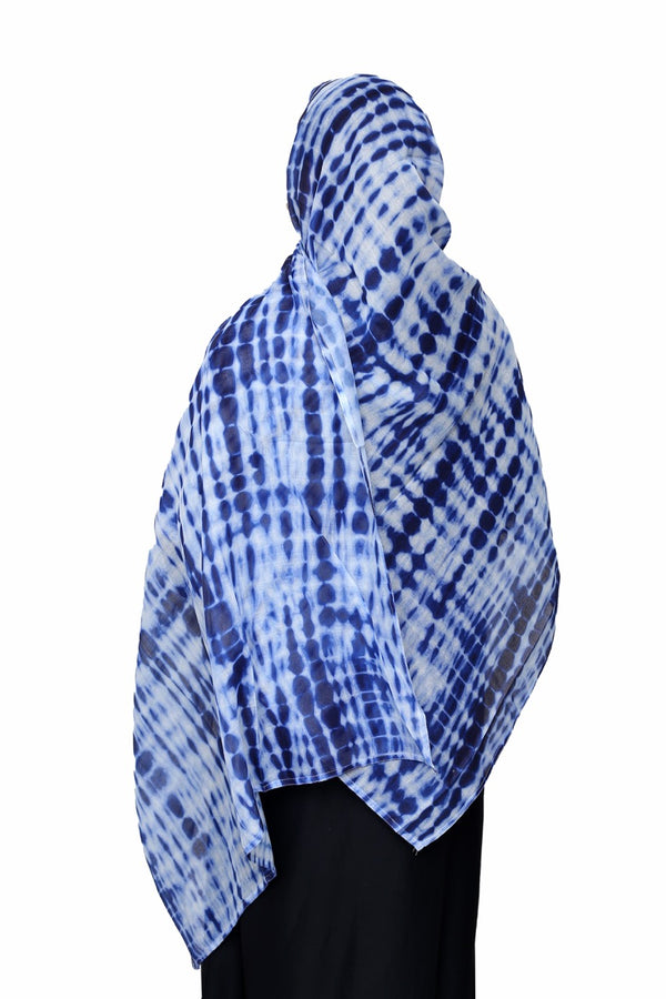 Modal Hijab- Indigo Ripple