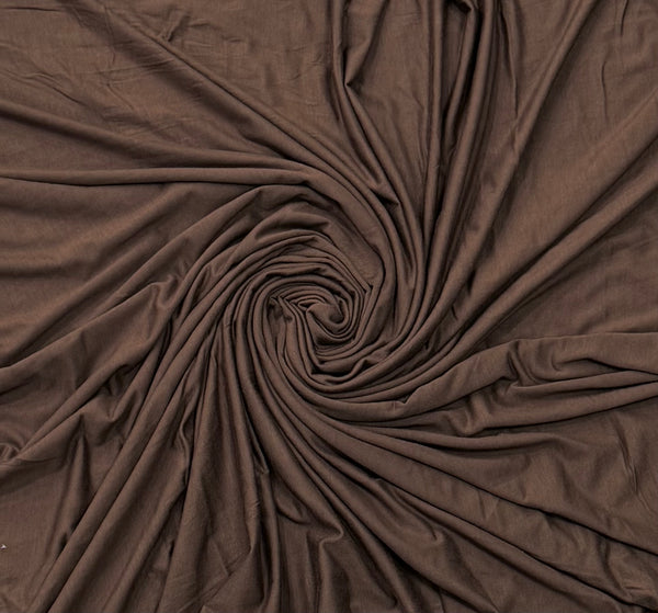 Bamboo Jersey Hijab- Muddy Brown