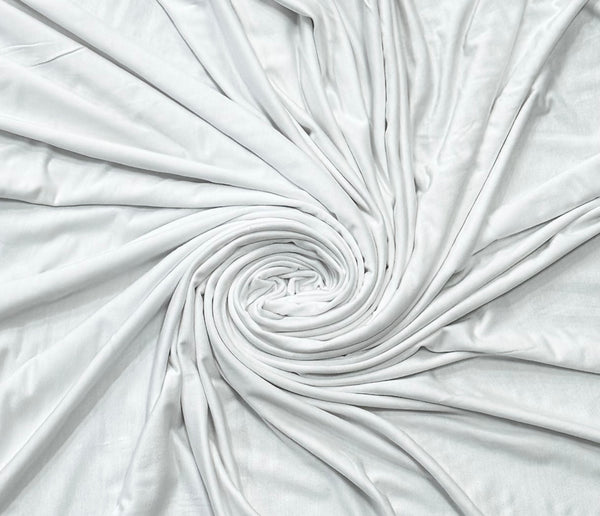 Bamboo Jersey Hijab- White