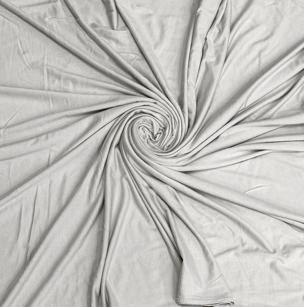 Bamboo Jersey Hijab- Sliver Cloud