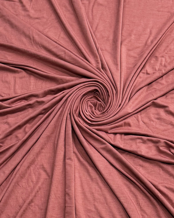 Bamboo Jersey Hijab- Rosewood Blush