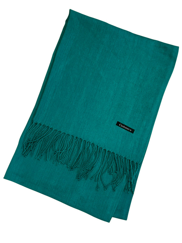 Plain Cashmere Hijab- Sea Green