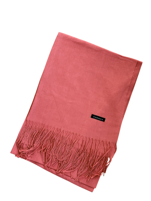 Plain Cashmere Hijab- Terracotta