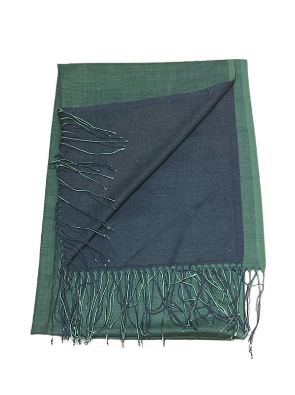 Dual Tone Cashmere Hijab - Green